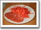 红椒条和Chorizo