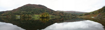 Panorama of surrounding of Lake Rydal