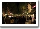 夜晚时分的La Rambla， 依然人头攒动， 热闹非凡