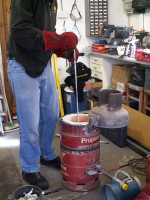 Gas furnace firing