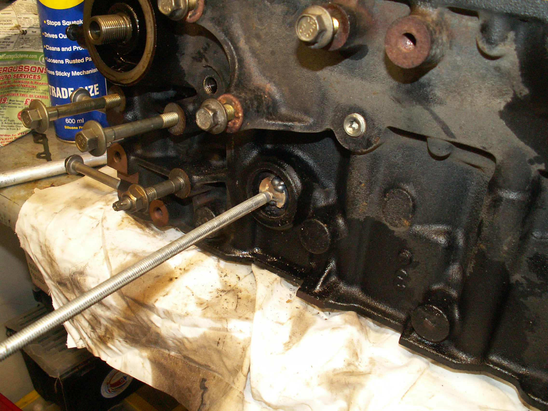Changing core plugs ford fiesta