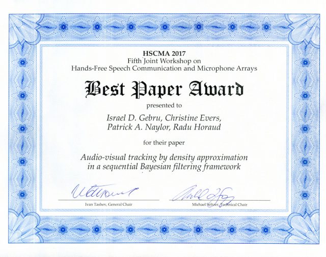 Best paper award
