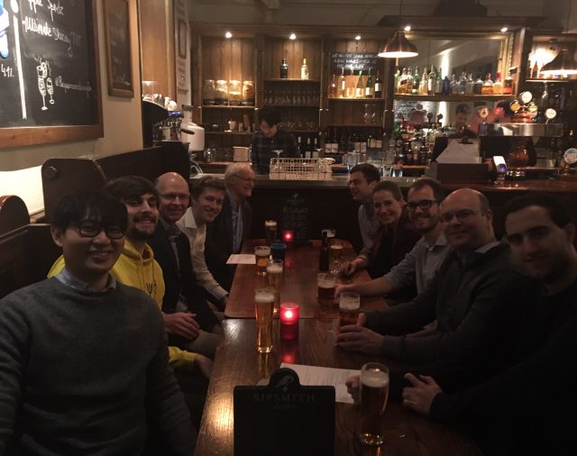 Farewell dinner for Alastair